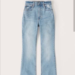 Abercrombie ultra high rise vintage flare jean,26S